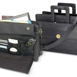 14K-G Leather Briefcase