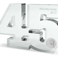 NUM-45 Acrylic Numeral 45