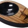 Brizard And Co. Deck Zebrawood Single Ashtray - Made In USA