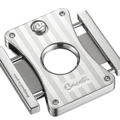 Caseti Dion Engine Turned Chrome Cigar Cutter