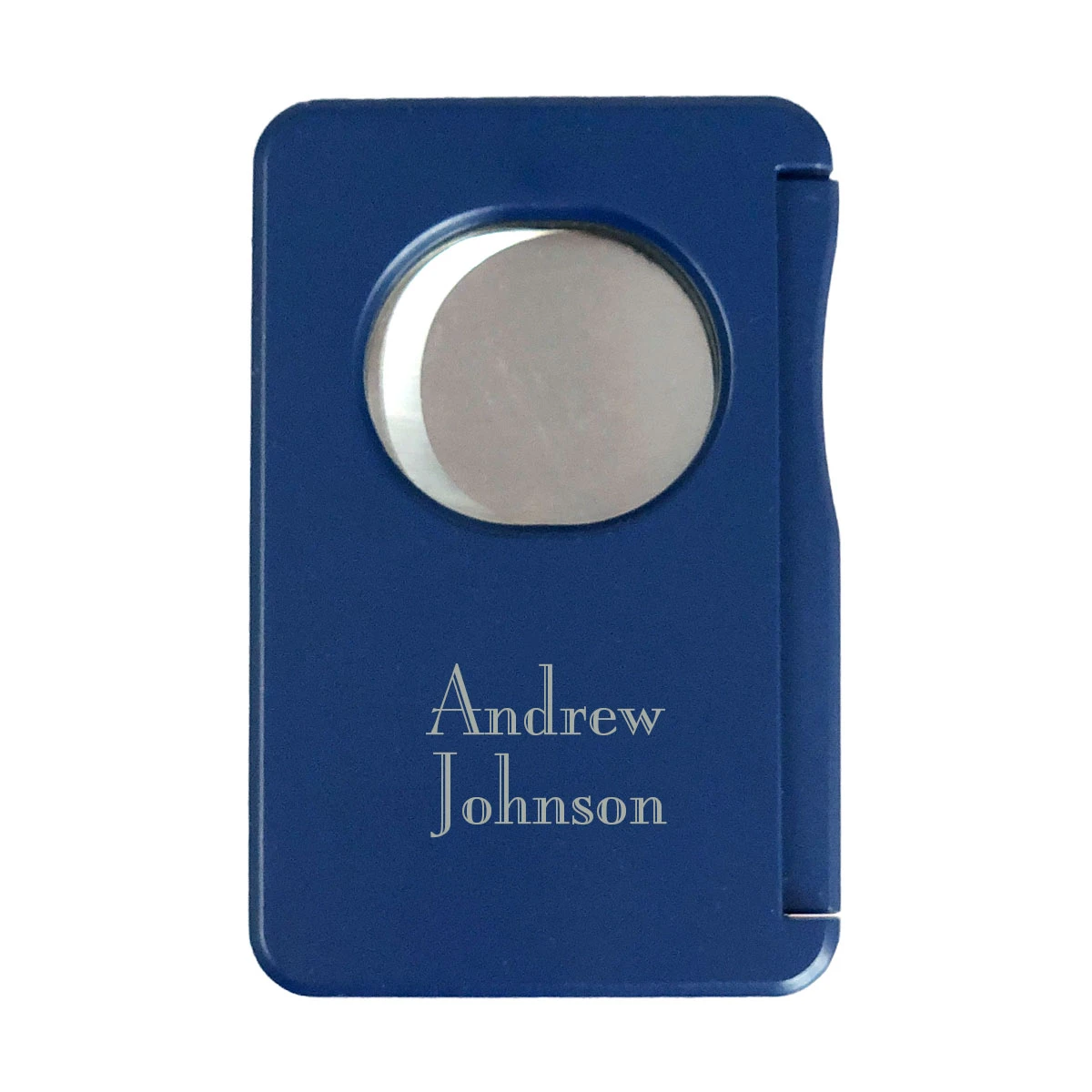 Visol Sidecut Double Guillotine Cigar Cutter - Blue