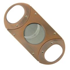 Visol Balboa Copper Finish Double Guillotine Cigar Cutter