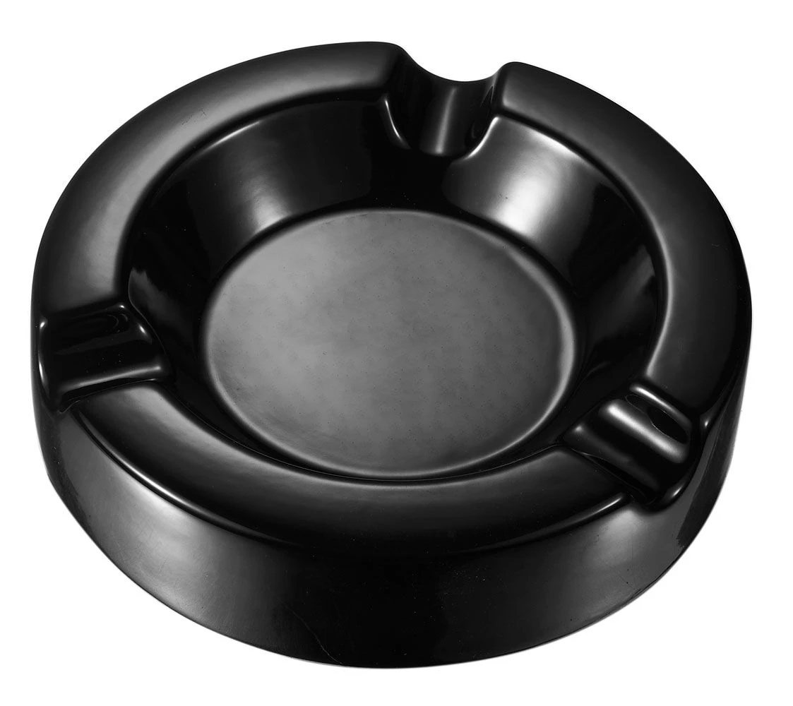 Visol Beatrix Circular Ceramic Cigar Ashtray With Free Laser Engraving - Image 2