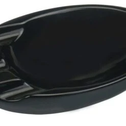 Visol Bradford Black Ceramic Cigar Ashtray For Patio Use