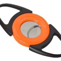Visol Bullseye Orange Double Guillotine Cigar Cutter
