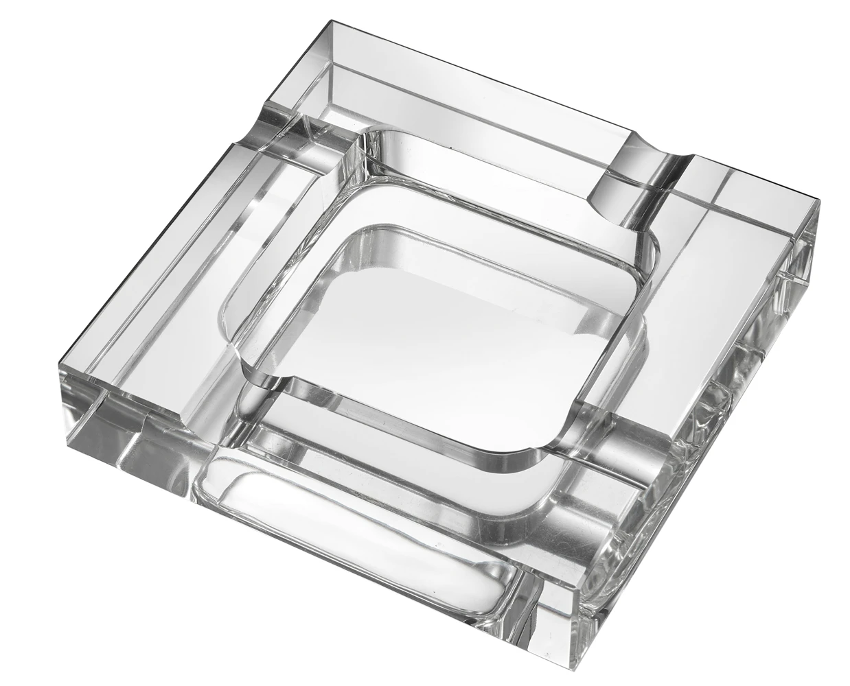 Visol Callisto Square Crystal Cigar Ashtray