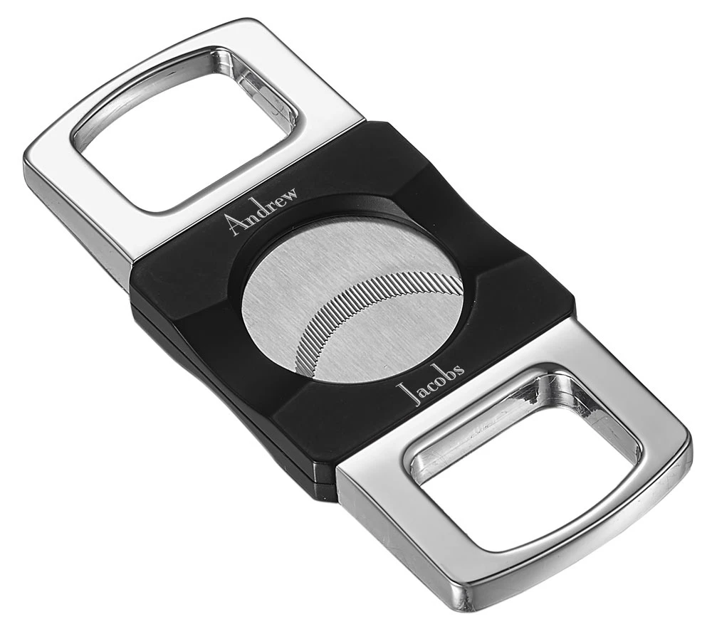 Visol Crater Matte BlackCigar Cutter - Image 2