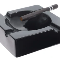 Visol Donovan Orange Ceramic Cigar Ashtray For Patio Use
