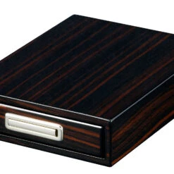 Visol Drawer Single Cigar Iron Wood Finish Ashtray