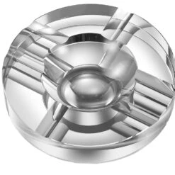 Visol Elara Round Crystal Cigar Ashtray