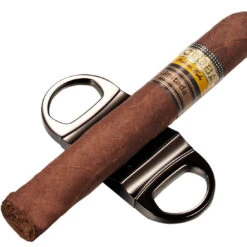 Visol Montana Gunmetal Double Guillotine Cigar Cutter