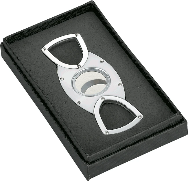 Visol Leon High Polish Satin Large Guillotine Cigar Cutter - Image 2