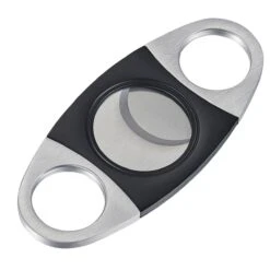 Visol Slimline Double Guillotine Cigar Cutter - Black