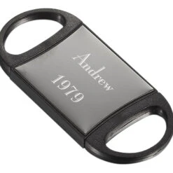 Visol Tahoe Cigar Cutter With Gunmetal Stainless Steel Plate