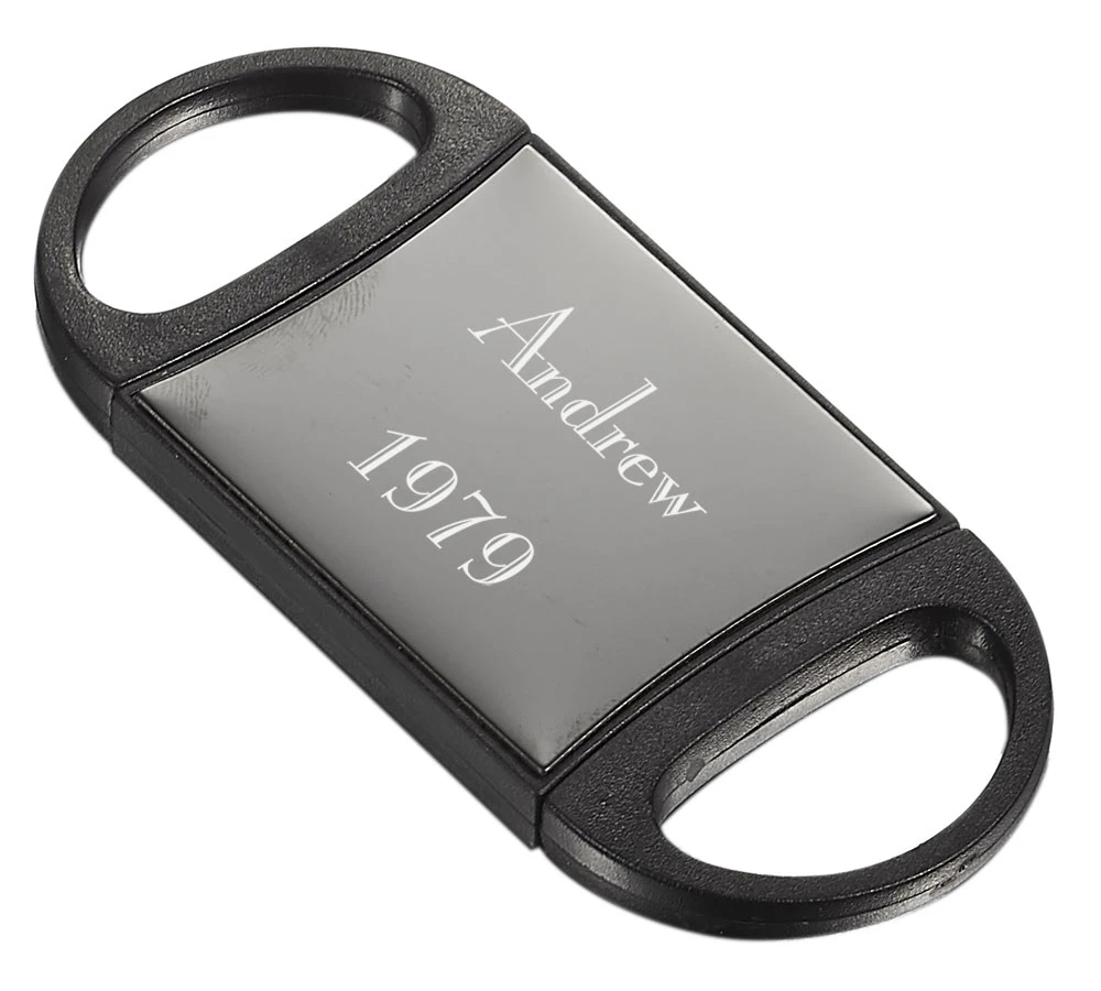 Visol Tahoe Cigar Cutter With Gunmetal Stainless Steel Plate