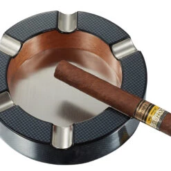 Visol Tyrus Carbon Fiber Round Cigar Ashtray